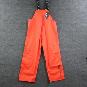 Helly Hansen Bib Pants Mens M Orange Mandal Bib Workwear Polyester 70529 NWT